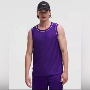 Lululemon Men’s Double Layered Mesh Tank Top - College Purple - Size Small